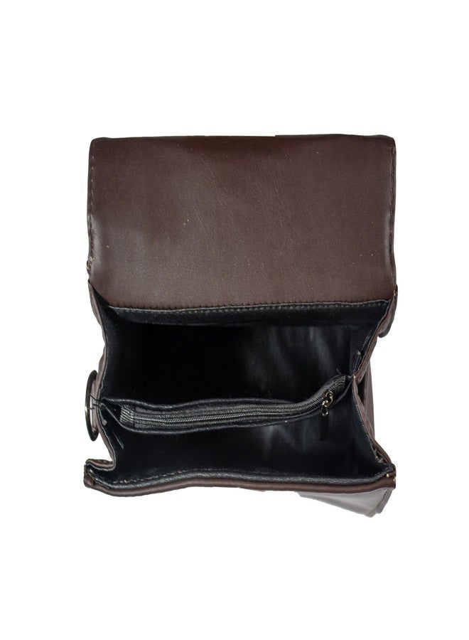 Heartbeat Crossbody Sling Bag for Women | Stylish crossbody sling bag for girls/women (Coffee Brown) CBRN-SRAP-1508 - Image 5